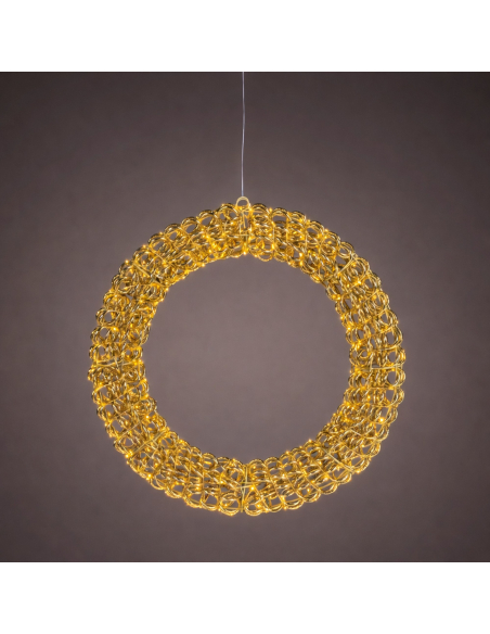 Couronne Lumineuse Noël Extérieur 58 cm : L’Accueil Parfait pour Vos Fêtes