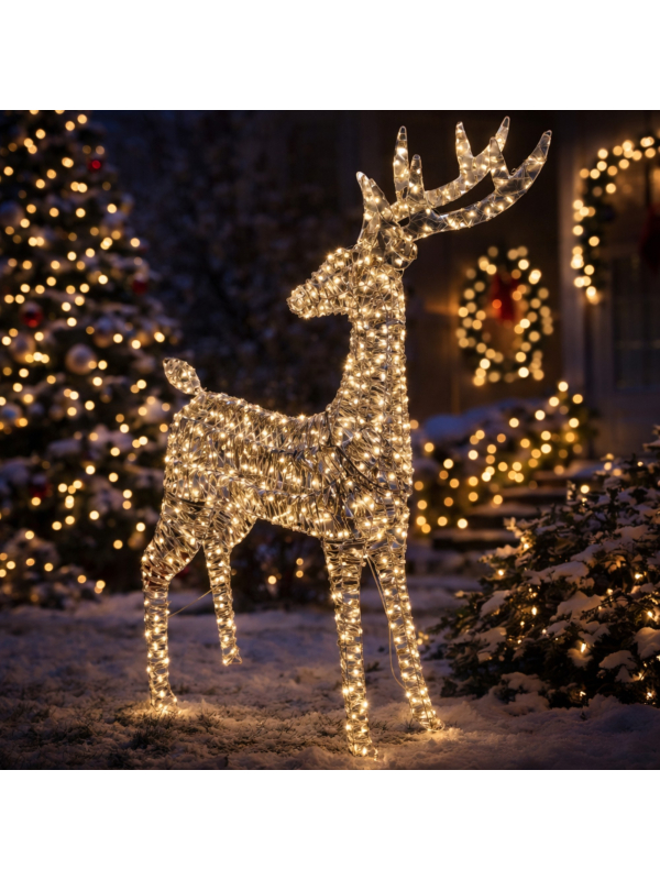 Renne Lumineux LED Extérieur 960 LED : La Pièce Maîtresse de Votre Décoration de Noël