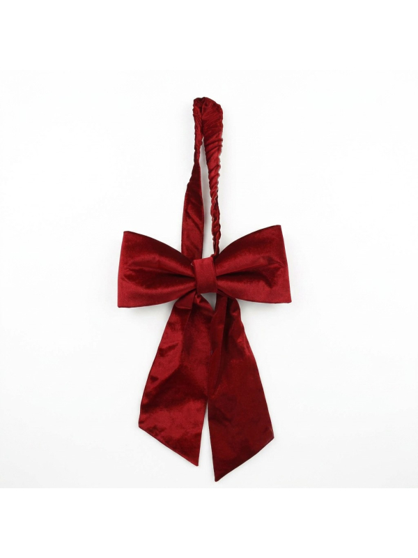 Nœuds Décoratifs pour Chaise Noël Ajustables – Or, Rouge et Vert Élégants