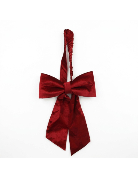 Nœuds Décoratifs pour Chaise Noël Ajustables – Or, Rouge et Vert Élégants