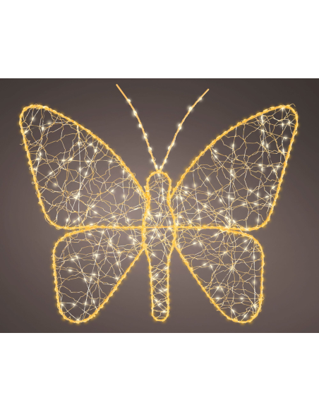 Papillon Lumineux LED Modulable Extérieur – 436 LED Blanc Chaud et Blanc Classique