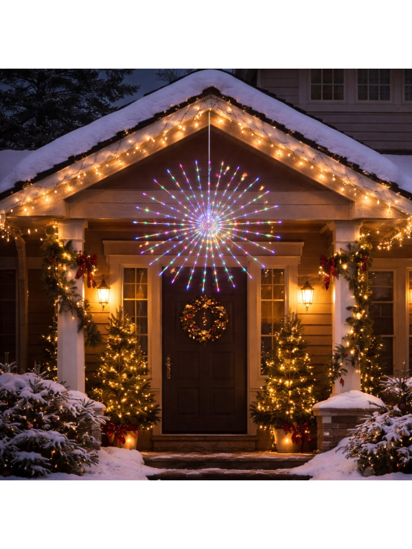 Étoile Lumineuse LED Lumineo Extérieure 55 cm : Effet Polaire Spectaculaire pour Noël