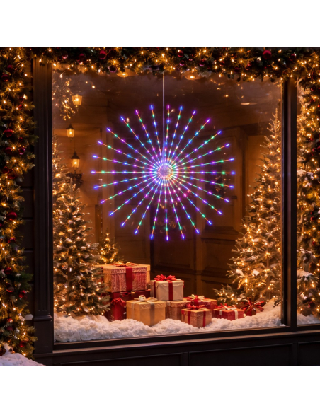 Étoile Lumineuse LED Lumineo Extérieure 55 cm : Effet Polaire Spectaculaire pour Noël