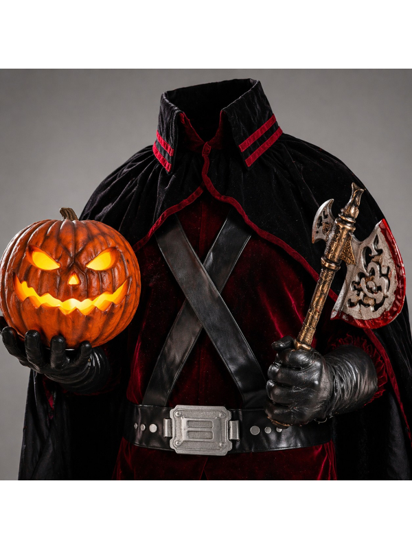 Automate Cavalier sans tête Halloween (taille humaine – son, lumière et mouvement)
