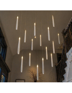 Bougies LED flottantes avec baguette magique – Créez une...