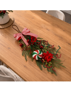 Décoration de Noël suspendue sucre d’orge : une touche gourmande et chaleureuse