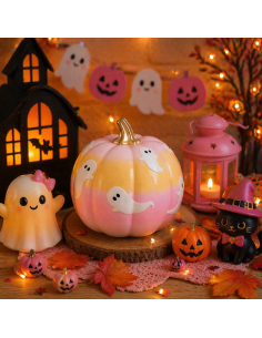 Citrouille Fantômes Summerween & Halloween (14.5 cm)