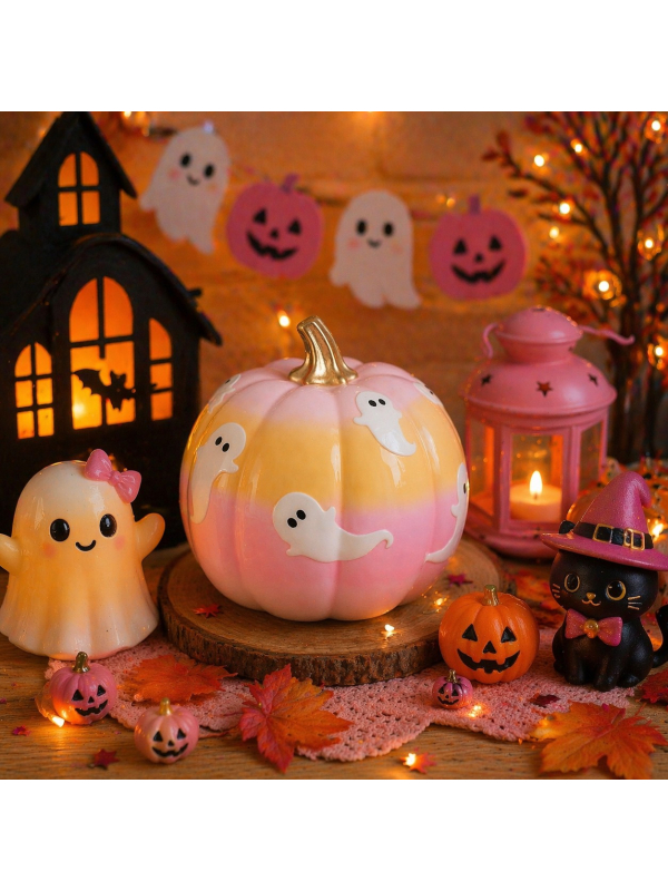 Citrouille Fantômes Summerween & Halloween (14.5 cm)
