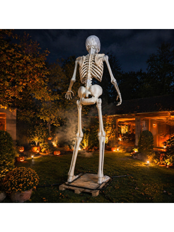 Décoration Géante Halloween : Squelette XXL de 3.35 mètres