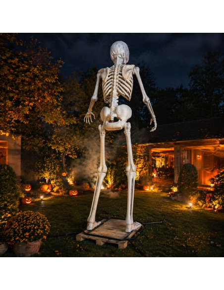Décoration Géante Halloween : Squelette XXL de 3.35 mètres