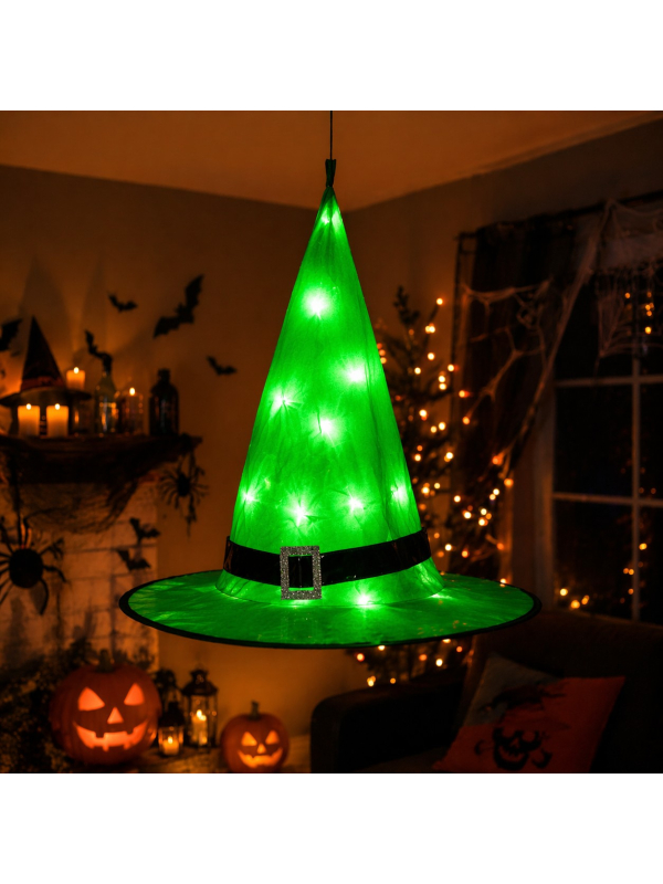 Décoration halloween, guirlande chapeaux de...
