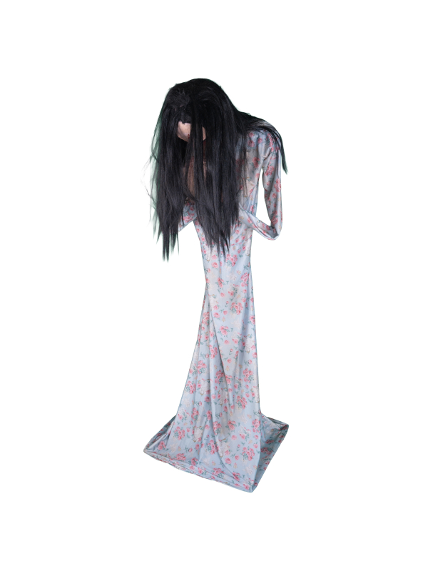Automate Halloween Fille Zombie Dévoreuse 200 cm – Sursaut, Son et Lumière