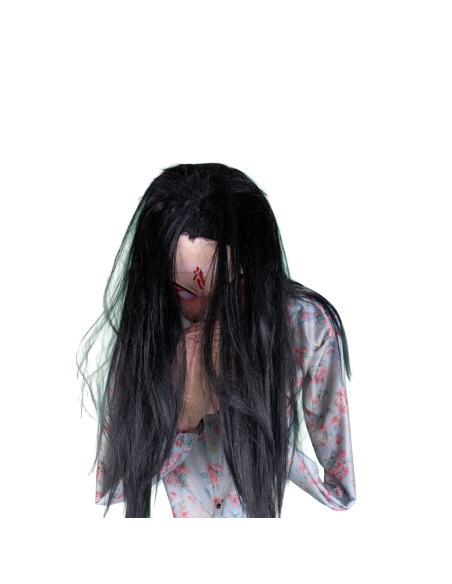 Automate Halloween Fille Zombie Dévoreuse 200 cm – Sursaut, Son et Lumière