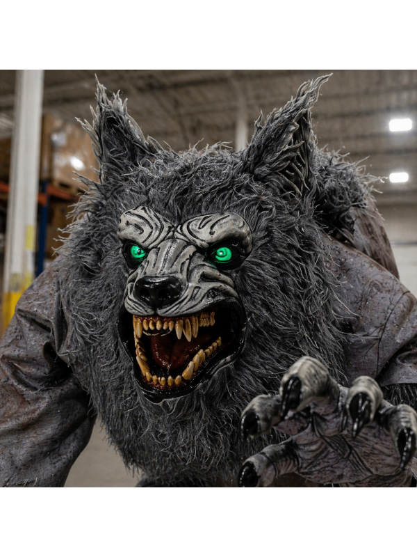 Automate effrayant Loup Garou animé Halloween