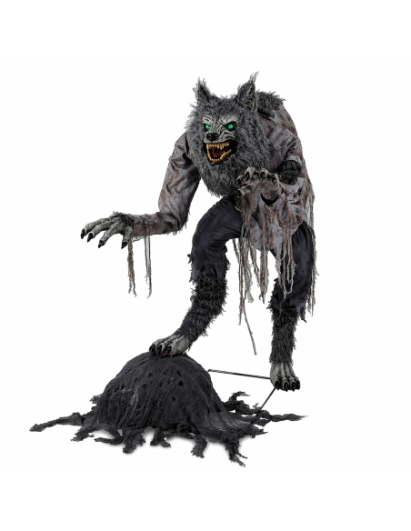 Automate effrayant Loup Garou animé Halloween
