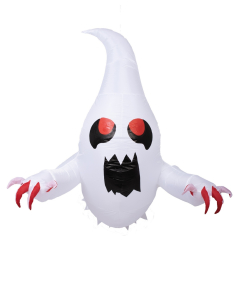 Fantôme Gonflable pour Fenêtre Lumineux 105 cm – Décoration Halloween