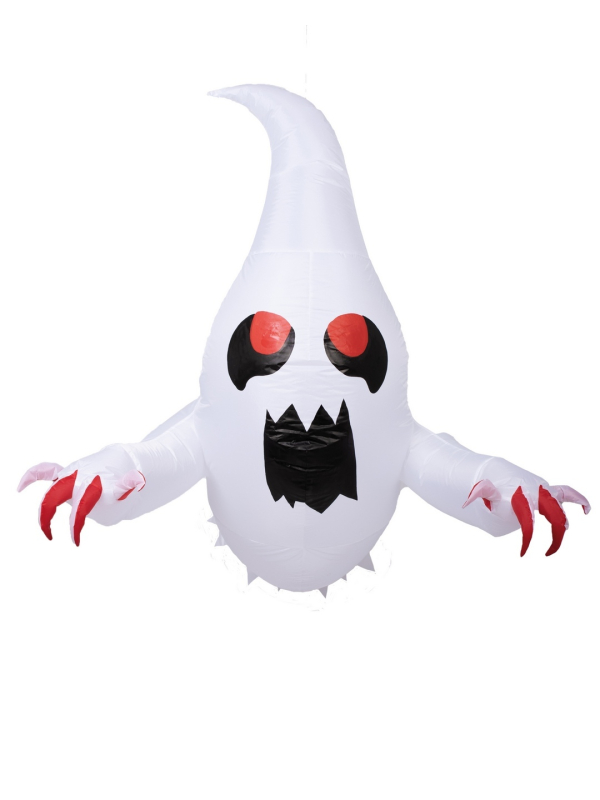 Fantôme Gonflable pour Fenêtre Lumineux 105 cm – Décoration Halloween