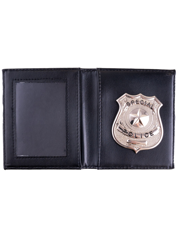Portefeuille avec Badge Police – Accessoire Déguisement Réaliste