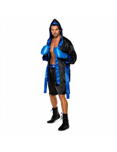 Déguisement boxeur homme avec gants – Costume combat prêt à monter sur le ring 2