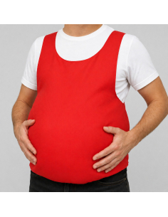 Faux ventre Père Noël ajustable – Accessoire rembourré avec fermeture velcro