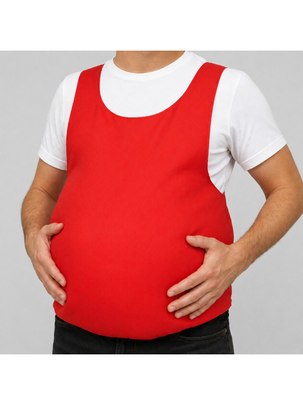 Faux ventre Père Noël ajustable – Accessoire rembourré avec fermeture velcro