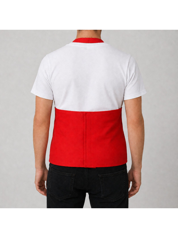 Faux ventre Père Noël ajustable – Accessoire rembourré avec fermeture velcro
