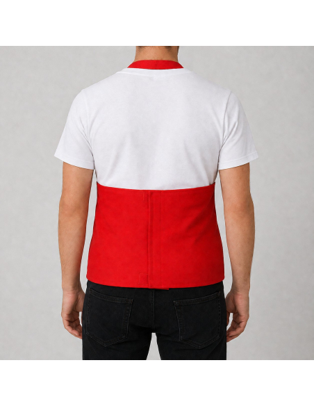 Faux ventre Père Noël ajustable – Accessoire rembourré avec fermeture velcro
