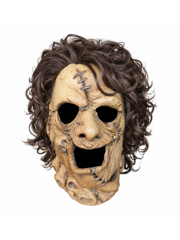 Masque Leatherface avec Cheveux – Le Tueur au Masque de Peau