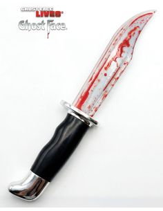 Couteau Ghost Face® Deluxe Bleeding – Accessoire Halloween Effet Sang Réaliste