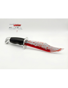 Couteau Ghost Face® Deluxe Bleeding – Accessoire Halloween Effet Sang Réaliste 2