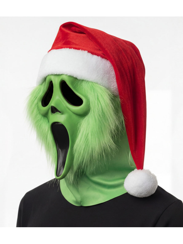 Masque Ghost Face® Père Noël Grincheux – Grumpy Santa Officiel Halloween & Noël