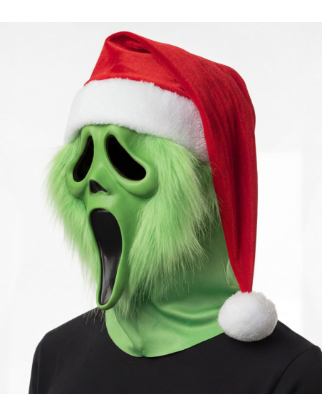 Masque Ghost Face® Père Noël Grincheux – Grumpy Santa Officiel Halloween & Noël