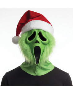 Masque Ghost Face® Père Noël Grincheux – Grumpy Santa Officiel Halloween & Noël