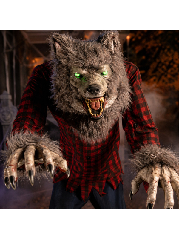 Automate Halloween Loup-Garou de 2m : Un...