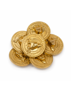 Boutons Costume Père Noël Luxe 24 mm (x6) : remplacez et améliorez votre tenue 2