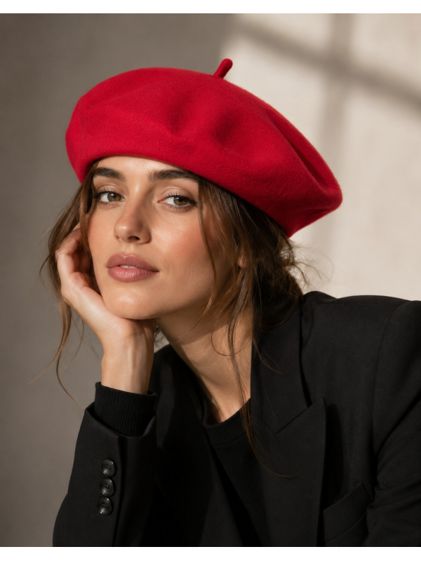 béret rouge mixte adulte