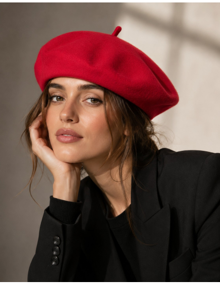 béret rouge mixte adulte