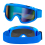 Lunettes après-ski bleu fluorescent – Masque party hiver festival ajustable
