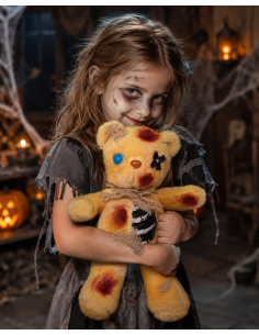 Ours en peluche zombi Halloween (31 cm)