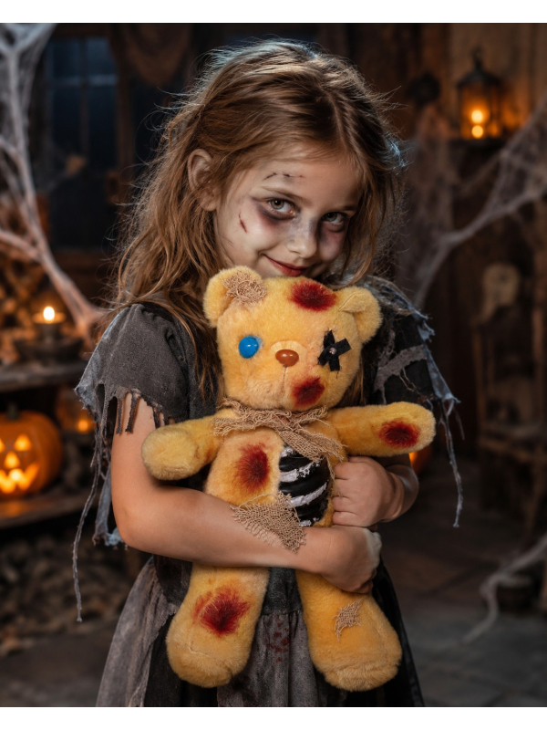 Ours en peluche zombi Halloween (31 cm)