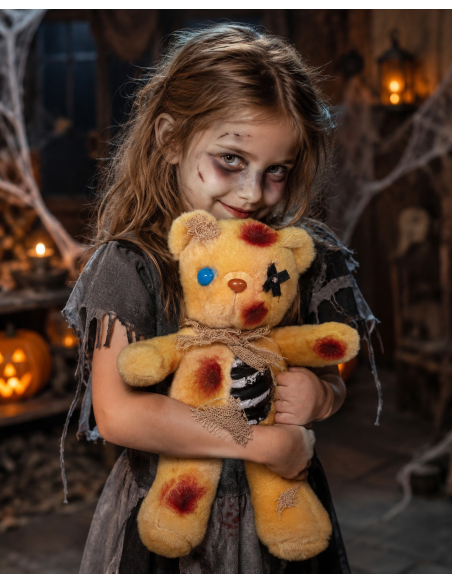Ours en peluche zombi Halloween (31 cm)