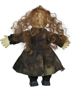 Poupée terrifiante hantée en tissu Halloween (35 cm) 2