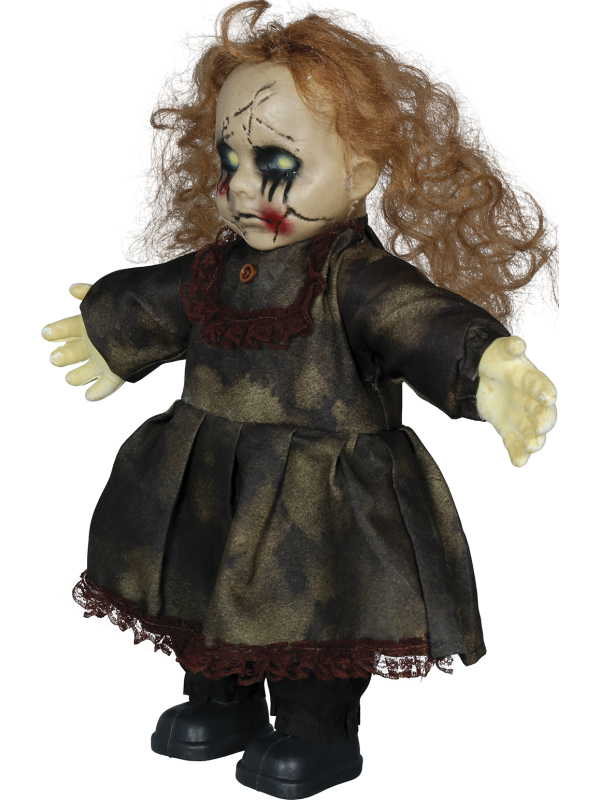 Poupée terrifiante hantée en tissu Halloween (35 cm)
