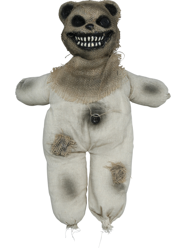Poupée chiffon Halloween terrifiante ours zombie (60 cm)