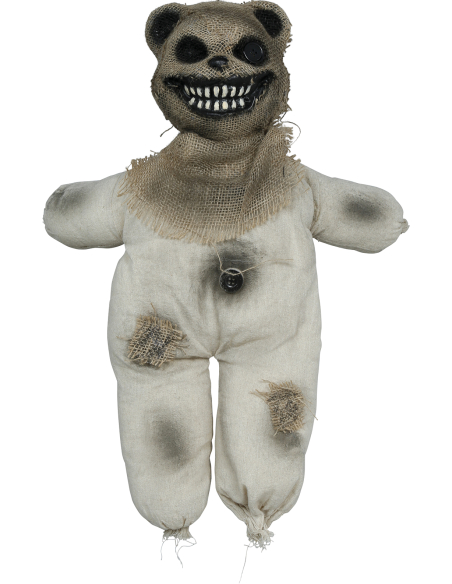 Poupée chiffon Halloween terrifiante ours zombie (60 cm)