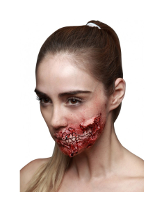 Fausse blessure dents apparentes Ghoulish Productions – Prothèse latex Halloween