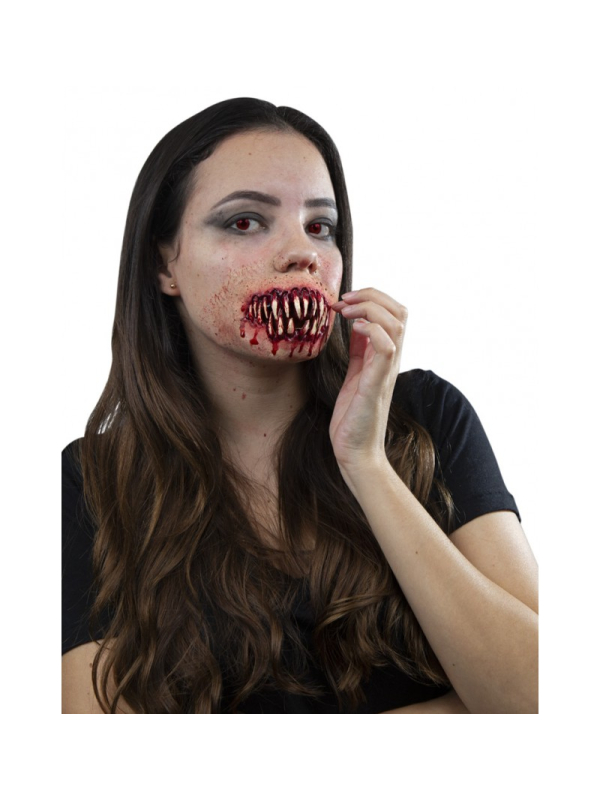 Prothèse latex Dents de l’Horreur Ghoulish Productions – Bouche monstrueuse Halloween