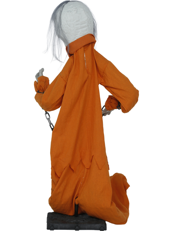 Automate prisonnier zombie Halloween son, lumière et mouvement (105 cm)