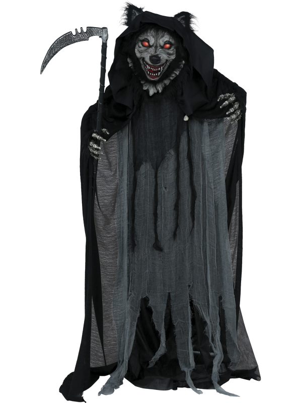 Automate loup-garou Halloween son, lumière et...