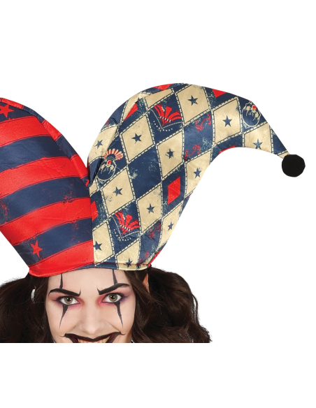 Déguisement Arlequin femme – Clown horreur Halloween